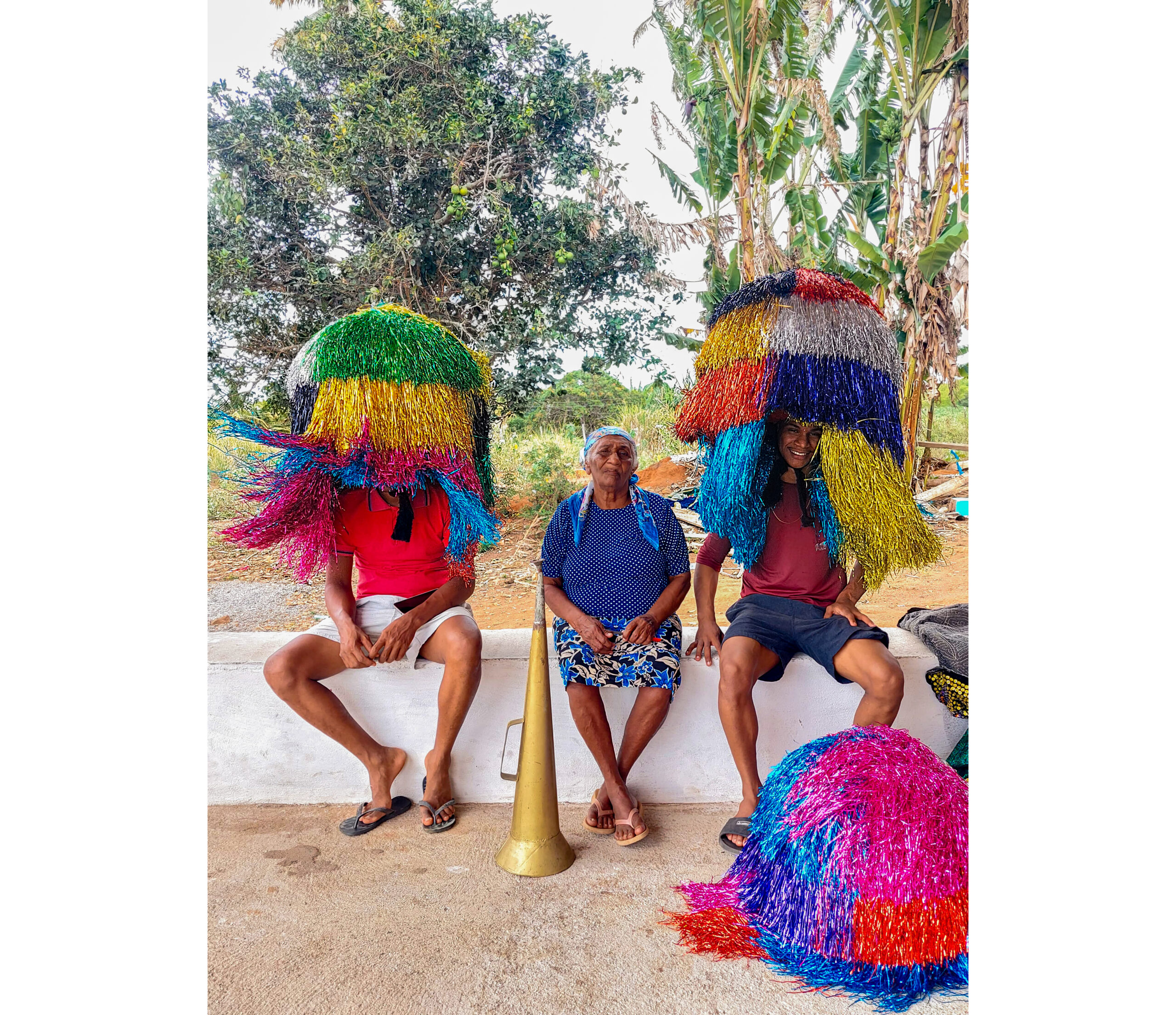 Maria Viúva com os netos, Gabriel Nazário e Enzo Douglas