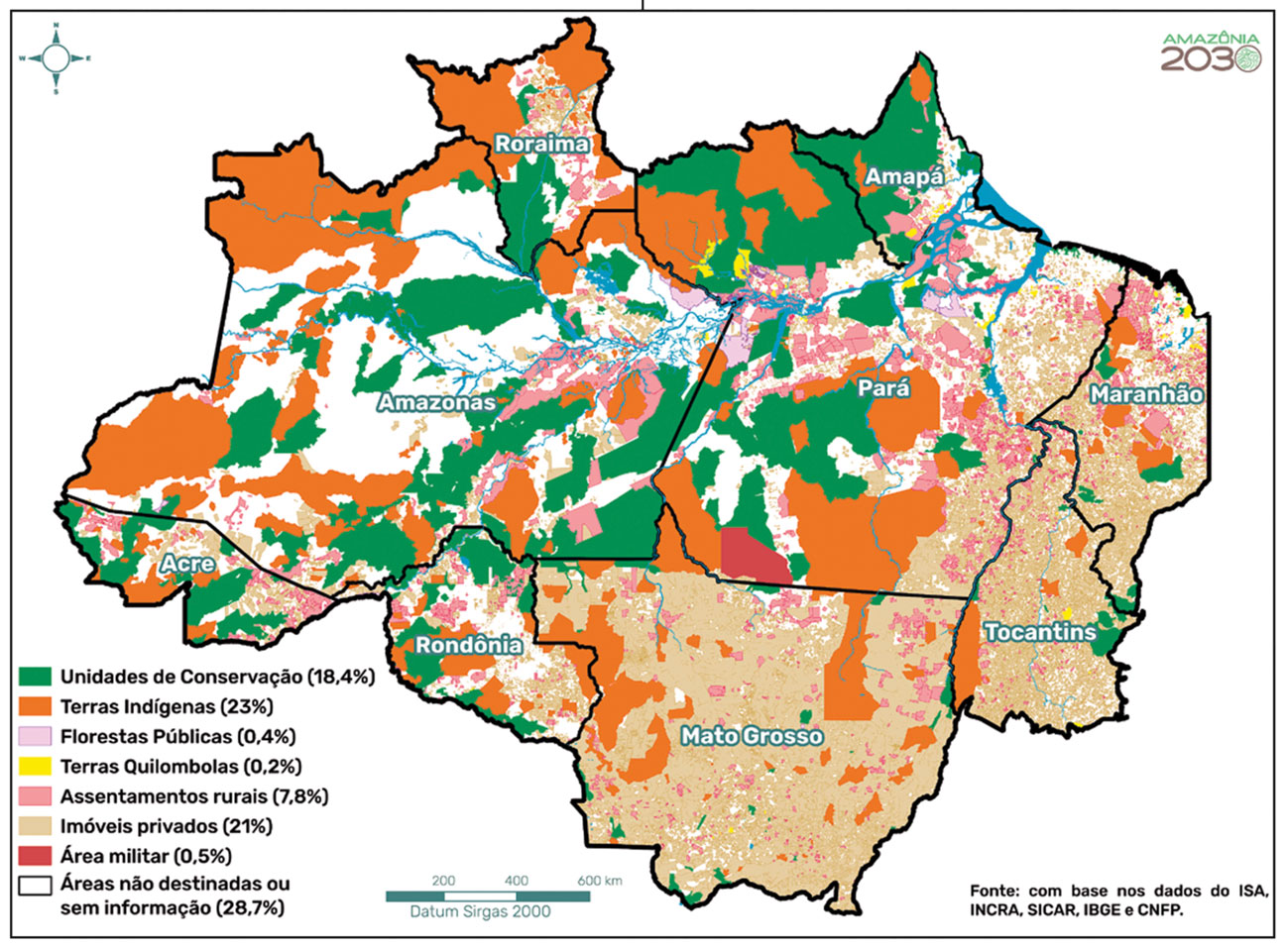 Áreas Protegidas da Amazônia Legal, 2024
